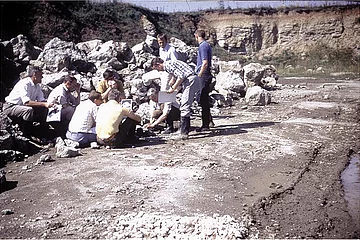 Gli astronauti americani si sono addestrati sul campo nel Ries per le missioni Apollo.