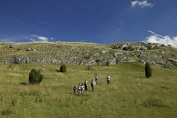 Wandern auf dem Schäferweg am Himmelreich