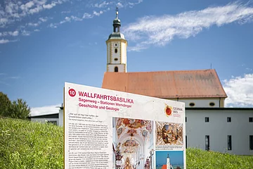 Starttafel Sagenweg an Wallfahrt