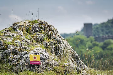 Nahe der Burgruine Niederhaus