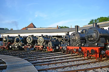 Drehscheibe im Bayerischen Eisenbahnmuseum in Nördlingen